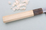 Couteau yanagiba kiritsuke 27cm japonais artisanal Nakamura Kaishin Ginsan Damas
