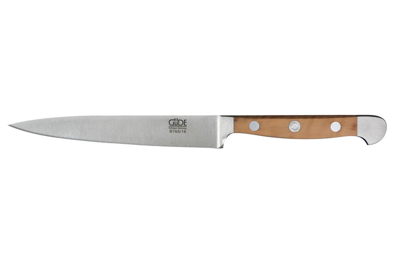 Couteau à découper Güde Alpha Poire 16cm en acier forgé