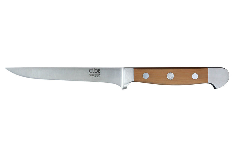 Couteau à désosser flexible Güde Alpha Poire 13cm en acier forgé
