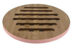 Dessous de plat Cookut rond 28cm en bambou - Guimauve