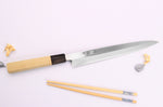 Couteau yanagiba 24cm japonais artisanal Nakamura Kaishin Ginsan Mirror