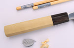 Couteau yanagiba 24cm japonais artisanal Nakamura Kaishin Ginsan Mirror
