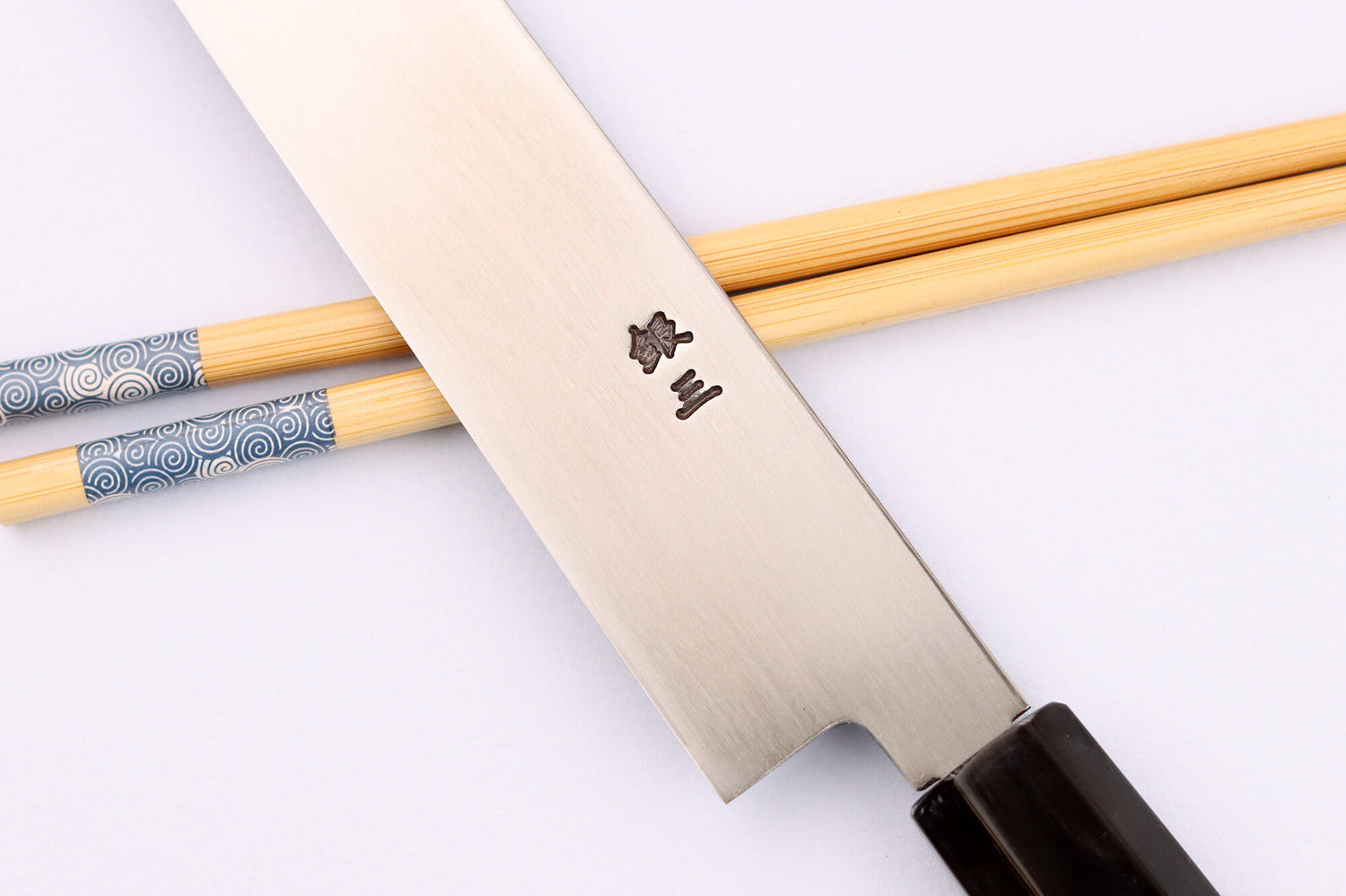 Couteau yanagiba 24cm japonais artisanal Nakamura Kaishin Ginsan Mirror