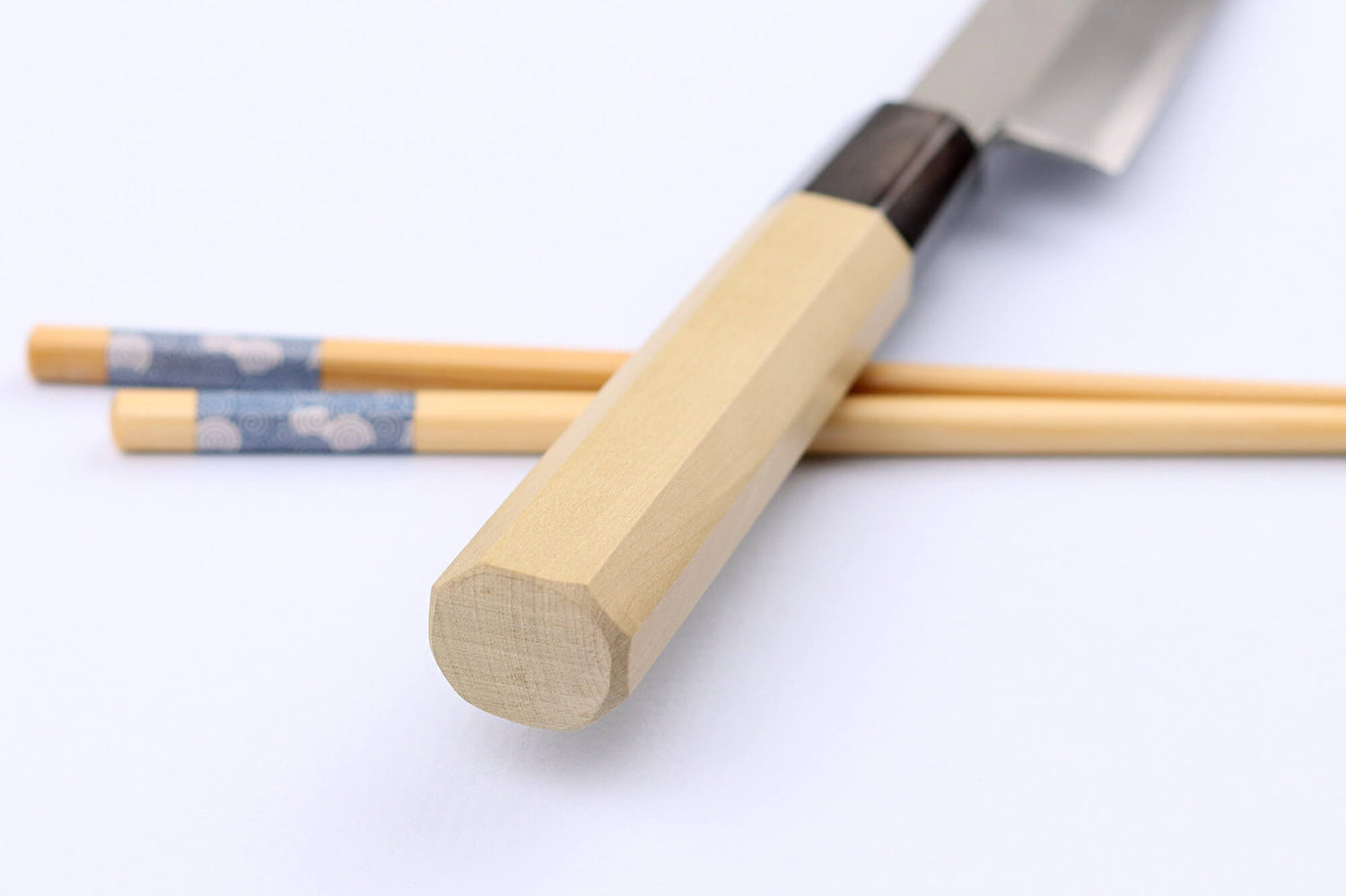Couteau yanagiba 24cm japonais artisanal Nakamura Kaishin Ginsan Mirror