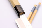 Couteau yanagiba 24cm japonais artisanal Nakamura Kaishin Ginsan Mirror