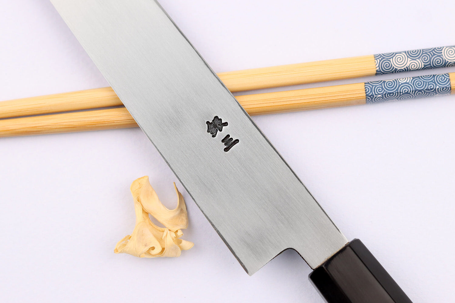 Couteau yanagiba kiritsuke 21cm japonais artisanal Nakamura Kaishin Ginsan Mirror