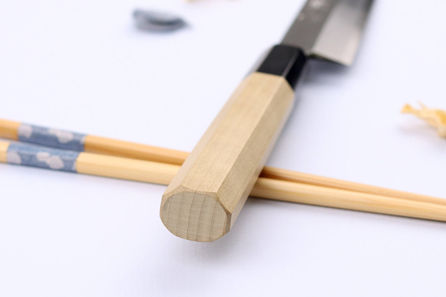 Couteau yanagiba kiritsuke 21cm japonais artisanal Nakamura Kaishin Ginsan Mirror