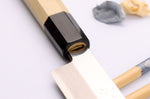 Couteau yanagiba kiritsuke 21cm japonais artisanal Nakamura Kaishin Ginsan Mirror