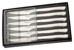 Coffret de 6 couteaux à steak monobloc Arcos lames acier inox microdentées