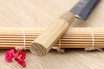 Couteau yanagiba 24cm japonais artisanal Nakamura Kaishin Saku WS2 en magnolia