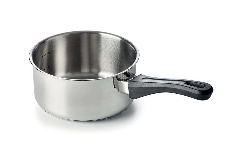Casserole Beka Polo en acier inoxydable 18/10 et poignée en bakélite - 12cm