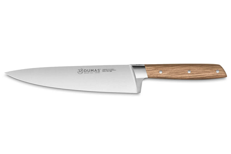 Couteau de chef 20cm 32 Dumas Signature manche en chêne vert