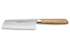 Couteau santoku alvéolé 13cm 32 Dumas Signature manche en chêne vert