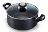 Faitout Beka Pro Induc revêtement céramique antiadhérent + couvercle en verre - 20cm