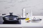 Sauteuse Beka Pro Induc revêtement céramique antiadhérent + couvercle en verre