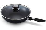 Wok Beka Pro Induc 28cm revêtement céramique antiadhérent + couvercle en verre