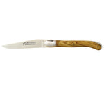 Couteau Laguiole GILLES, manche 12 cm olivier