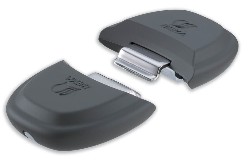 Set de 2 anses amovibles Beka Select grises en acier inoxydable et bakélite