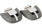 Set de 2 anses amovibles Beka Select grises en acier inoxydable et bakélite