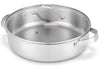 Sauteuse Beka Cicla en inox 28cm avec couvercle en verre