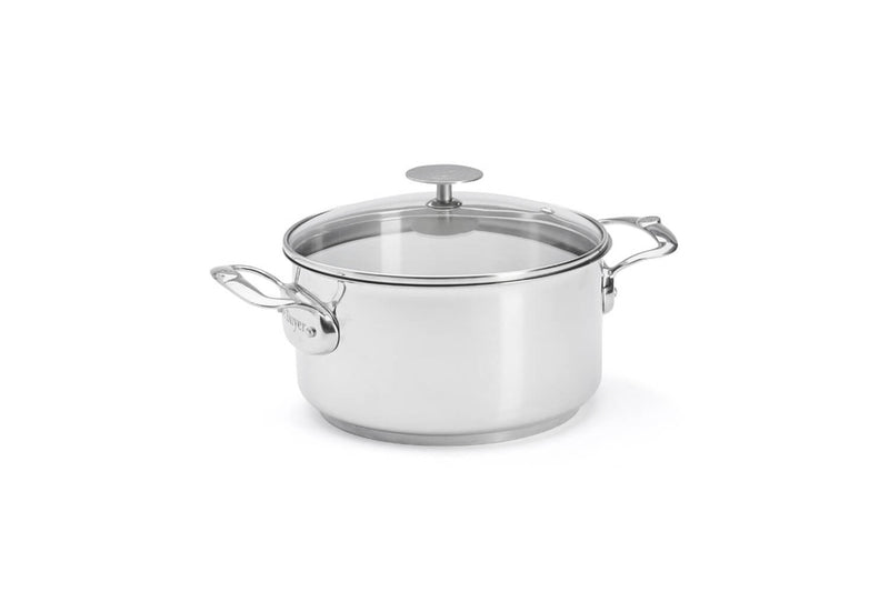 Faitout De Buyer Milady en acier inoxydable avec couvercle - 20cm