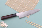 Couteau de chef 21cm japonais artisanal Nakamura Kaishin Ginsan Damas