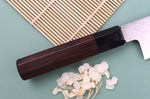 Couteau de chef 21cm japonais artisanal Nakamura Kaishin Ginsan Damas