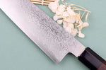 Couteau de chef 21cm japonais artisanal Nakamura Kaishin Ginsan Damas
