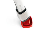 Pince de service Mastrad Express 28cm inox et silicone rouge