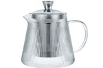 Théière Cristel Darjeeling 1,2L en verre borosilicate avec filtre démontable