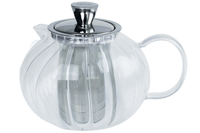 Théière Cristel Gyokuro 1,2L en verre borosilicate avec filtre démontable