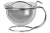 Théière Mono Filio 1,5L en verre borosilicate avec support en inox 18/10