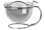 Théière Mono Filio 1,5L en verre borosilicate avec support en inox 18/10