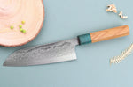 Couteau santoku 16,5cm japonais artisanal Makoto Kurosaki Kodama VG10