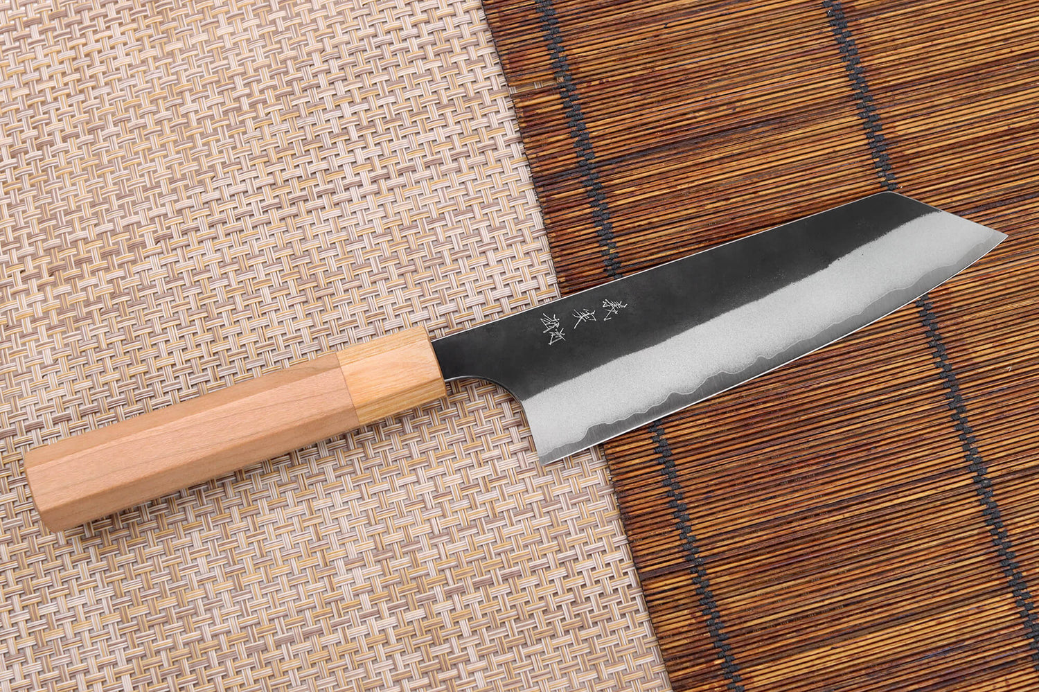 Couteau bunka japonais artisanal Yoshimi Kato AS Brut 16,5cm