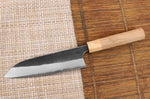 Couteau santoku japonais artisanal Yoshimi Kato AS Brut 16,5cm