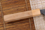 Couteau santoku japonais artisanal Yoshimi Kato AS Brut 16,5cm