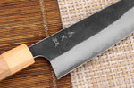 Couteau santoku japonais artisanal Yoshimi Kato AS Brut 16,5cm