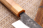 Couteau santoku japonais artisanal Yoshimi Kato AS Brut 16,5cm
