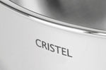Poêle grill Cristel Castel'Pro inox + pince de service inox offerte - Exclusivité