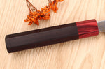Couteau nakiri 16,5cm japonais artisanal Takeshi Saji VG10 Rainbow