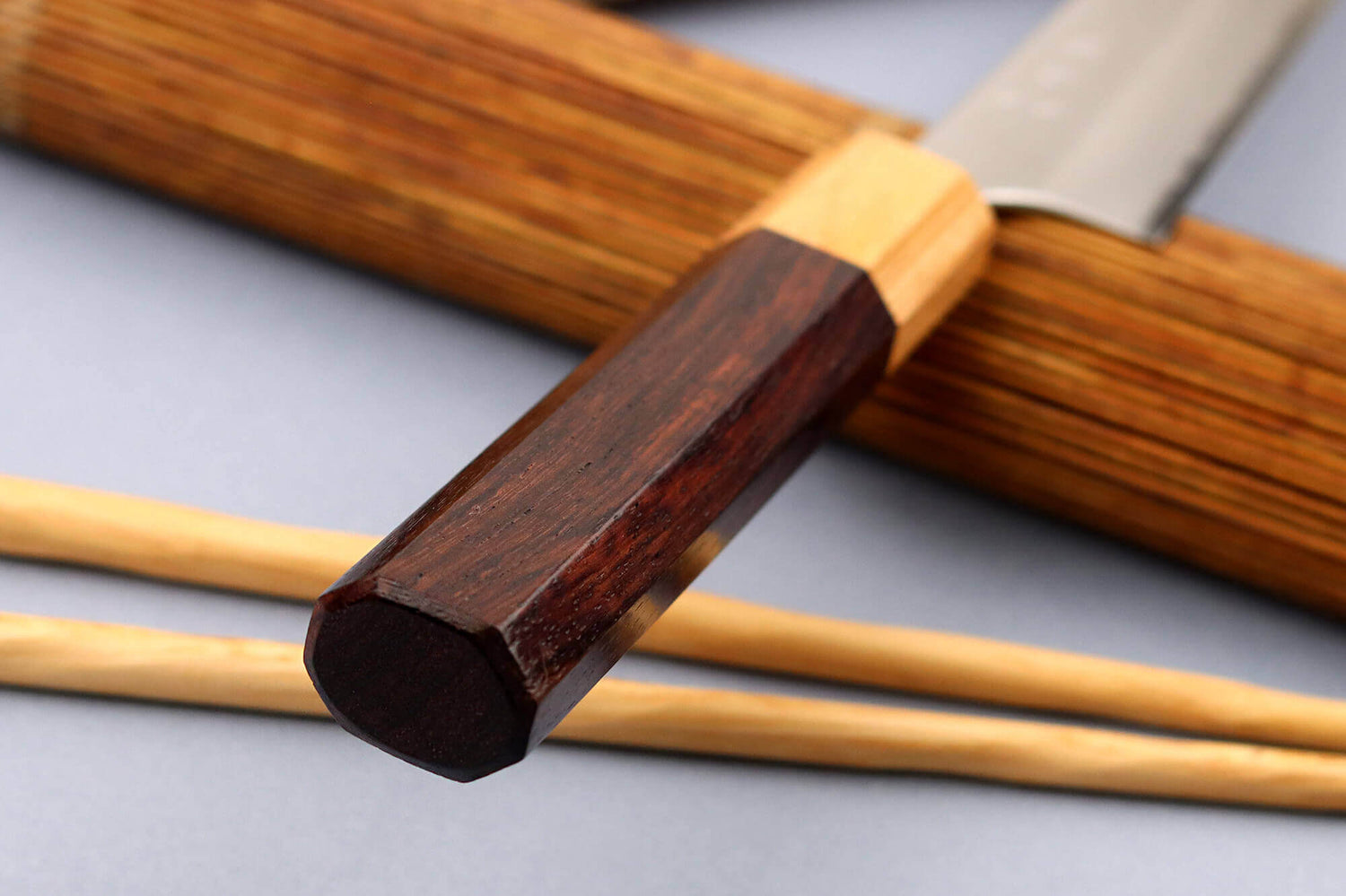 Couteau universel japonais artisanal Yoshimi Kato AS Nashiji 15cm