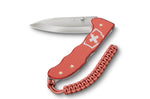 Couteau pliant Victorinox Evoke Alox 0.9415.L25 Édition Limitée 2025 manche alox stone rouge 13,6cm