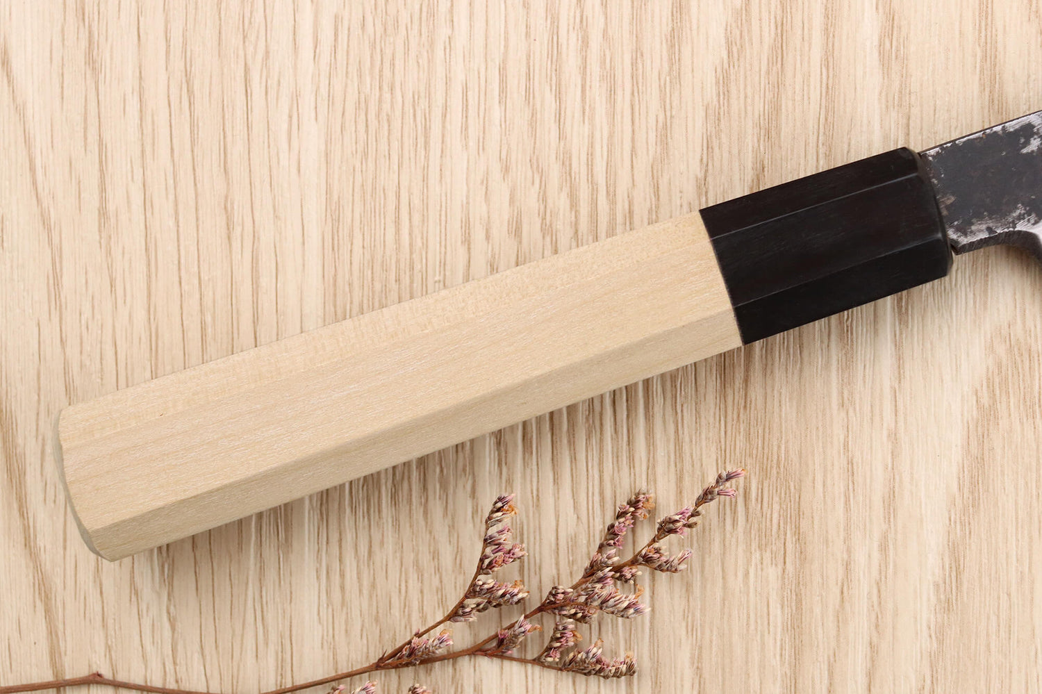 Couteau yanagiba 24cm japonais artisanal Sakai Kikumori Kikuzuki Kuro