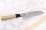 Couteau santoku 18cm japonais artisanal Sakai Kikumori Kikuzuki Rin