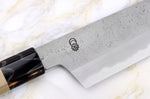 Couteau santoku 18cm japonais artisanal Sakai Kikumori Kikuzuki Rin