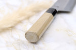 Couteau santoku 18cm japonais artisanal Sakai Kikumori Kikuzuki Rin