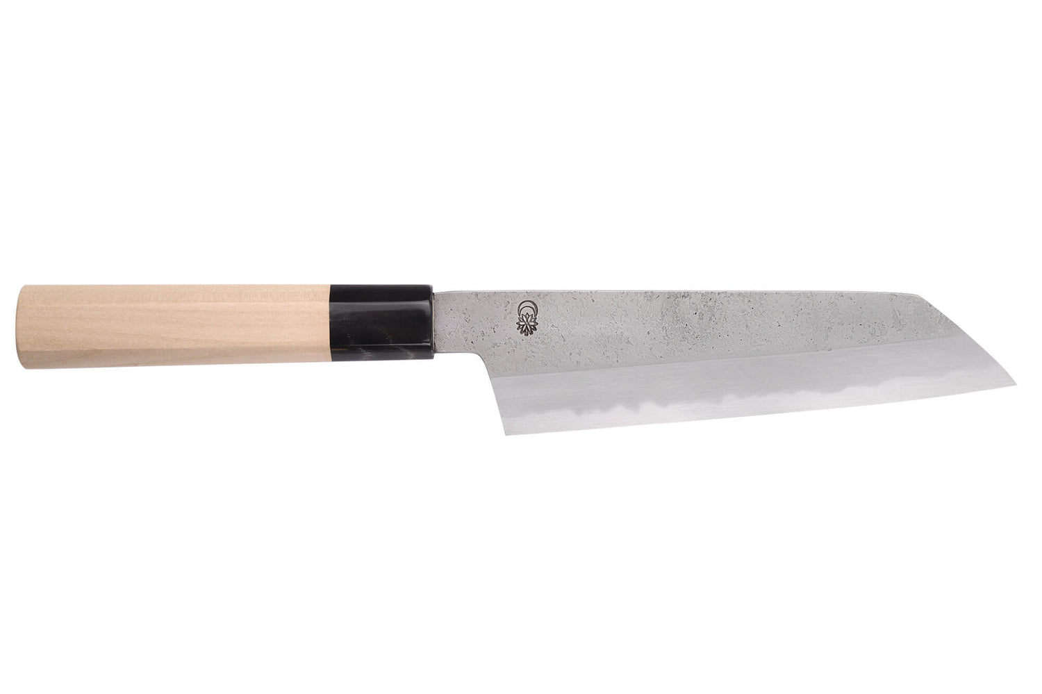 Couteau santoku kiritsuke 18cm japonais artisanal Sakai Kikumori Kikuzuki Rin