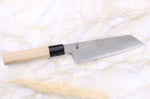 Couteau santoku kiritsuke 18cm japonais artisanal Sakai Kikumori Kikuzuki Rin