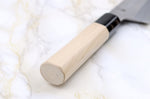 Couteau santoku kiritsuke 18cm japonais artisanal Sakai Kikumori Kikuzuki Rin